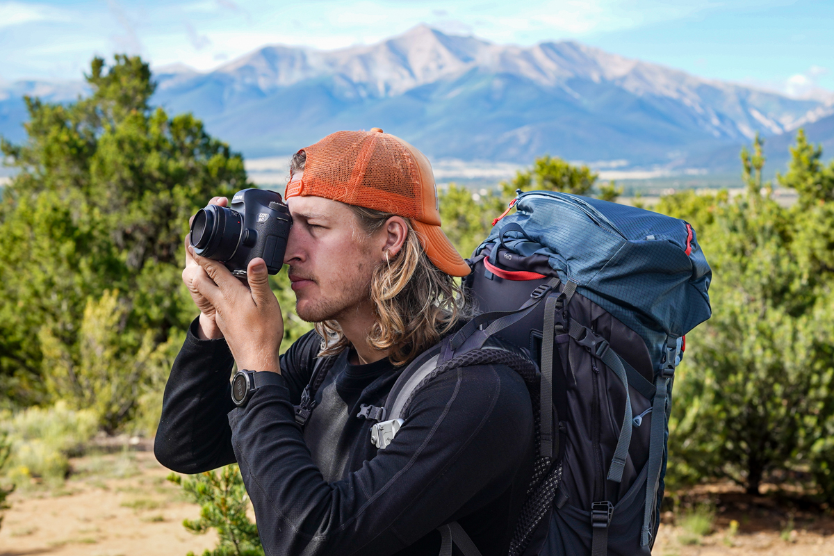 Backpacking with a dslr camera shop